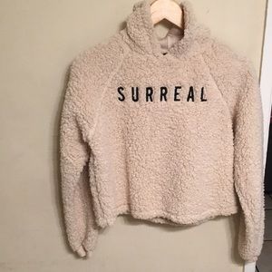 Fuzzy Hoodie Sweatshirt